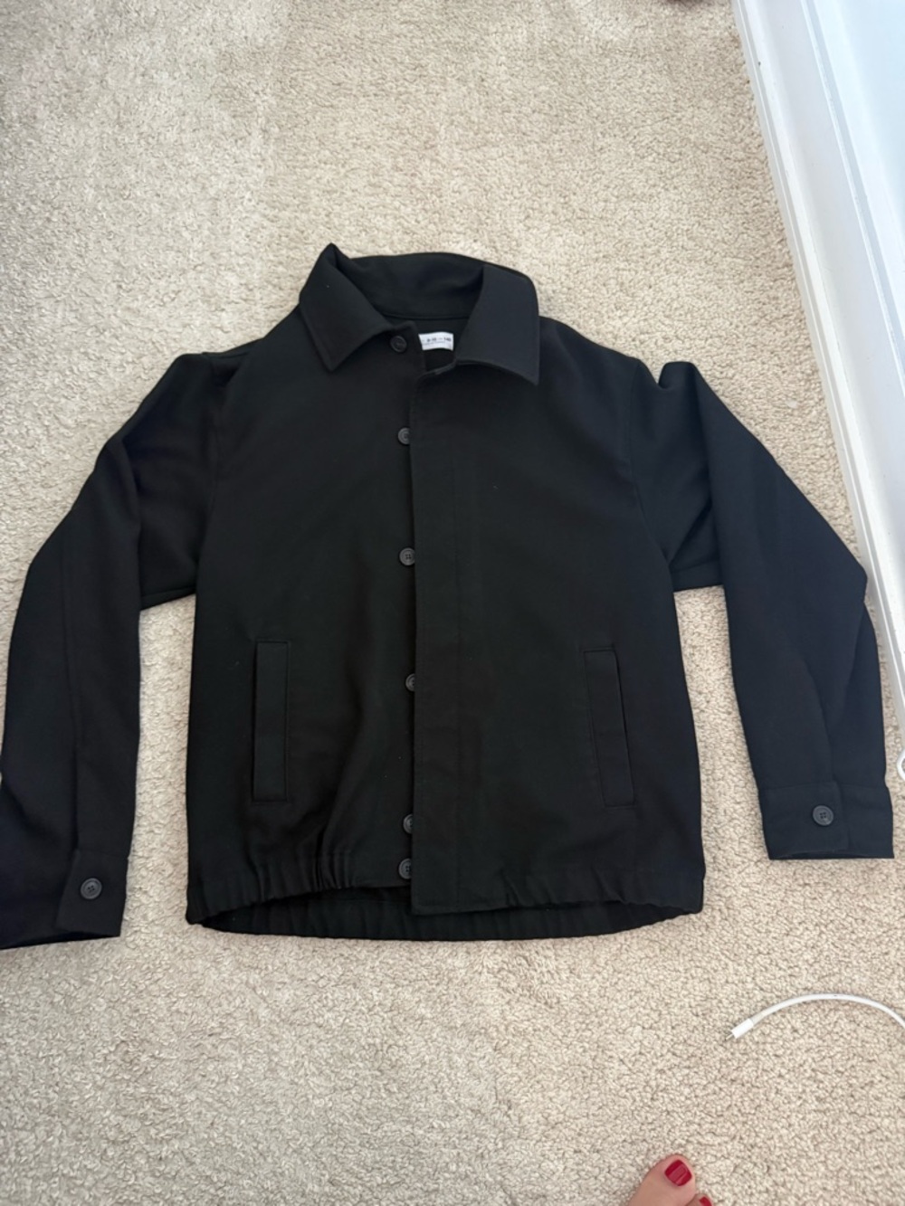 Zara boys Black over shirt size 9-10 years